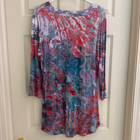 Parsley & Sage Multicolor V-Neck Women's Top M - Picture 3 of 4